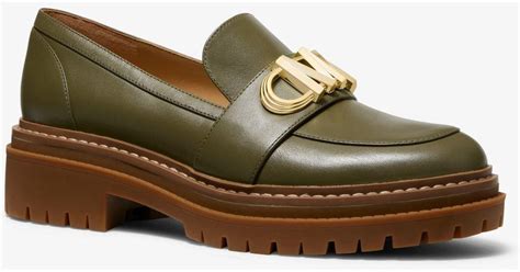 green michael kors boots|michael kors green loafers.